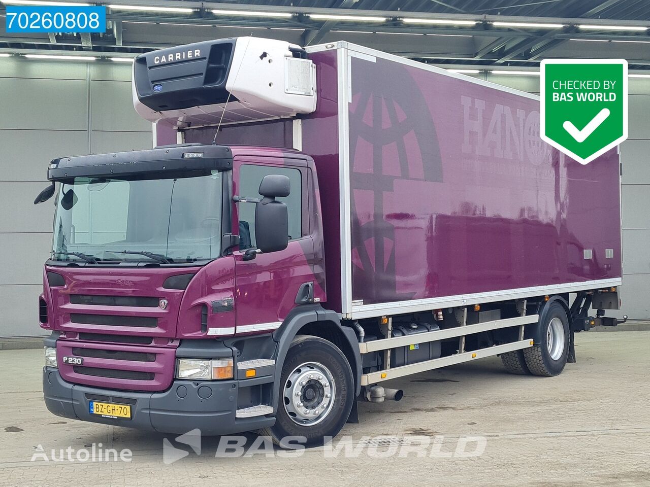 Scania P230 4X2 NL-Truck Carrier Supra 950mt Ladebordwand Euro5 refrigerated truck