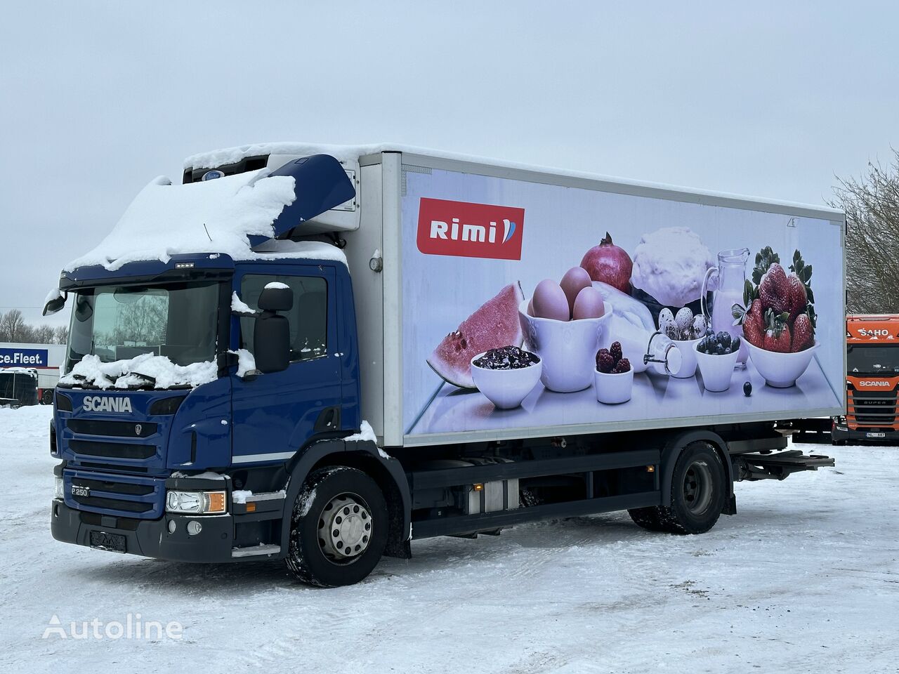 Scania P250 refrigerated truck