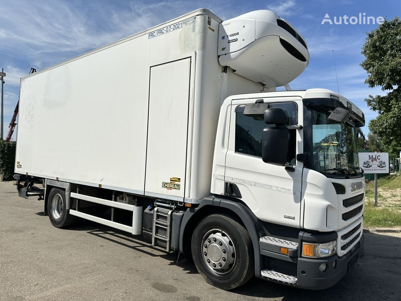 Scania P250 19T - E6 - CHEREAU + THERMOKING T-1000R SPECTRUM - 6m90 x 2 camión frigorífico