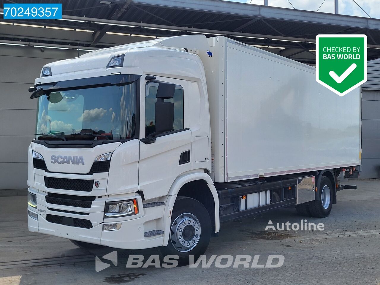 камион-ладилник Scania P280 4X2 19tonner Thermo-King CO-2 Gas Ladebordwand LED Euro 6