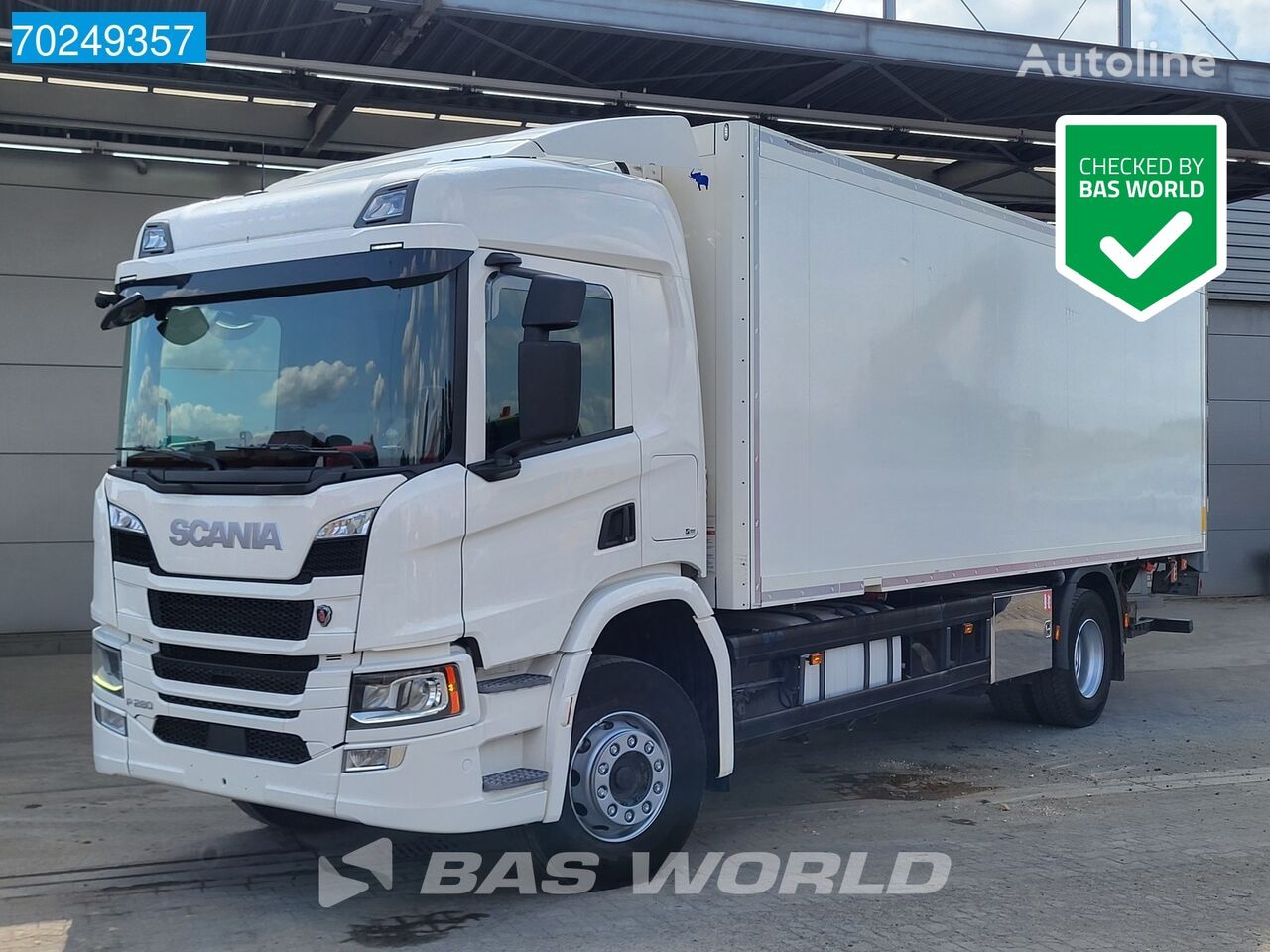 хладилен камион Scania P280 4X2 Ladebordwand CP17N LED