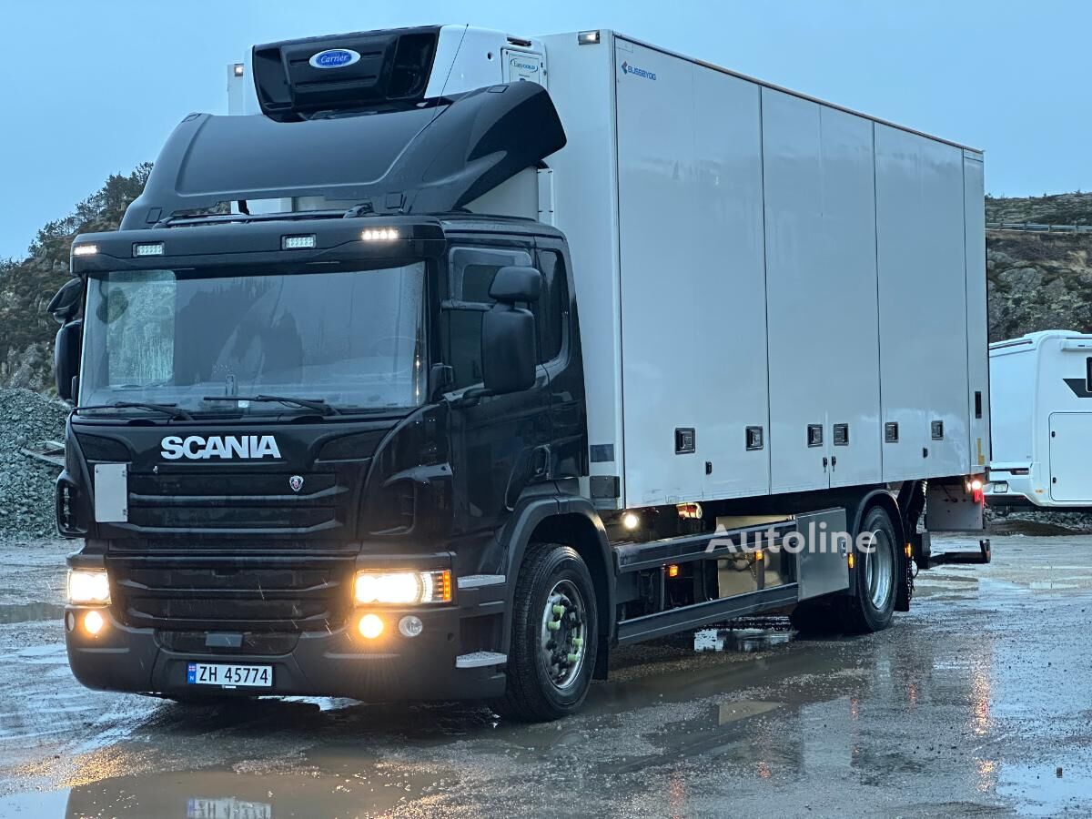 Xe tải đông lạnh Scania P280 - skapbil // bussbygg skap // 2 soner carrier kjøleaggregat - Autoline