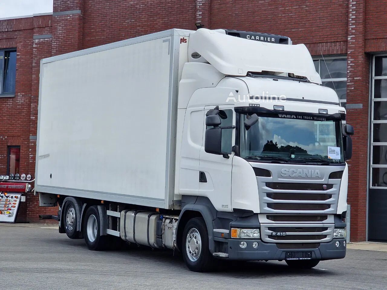 Scania R410 LB6x2MLB Frigobox side doors / Carrier Supra 950 nordic sil refrigerated truck - Autoline