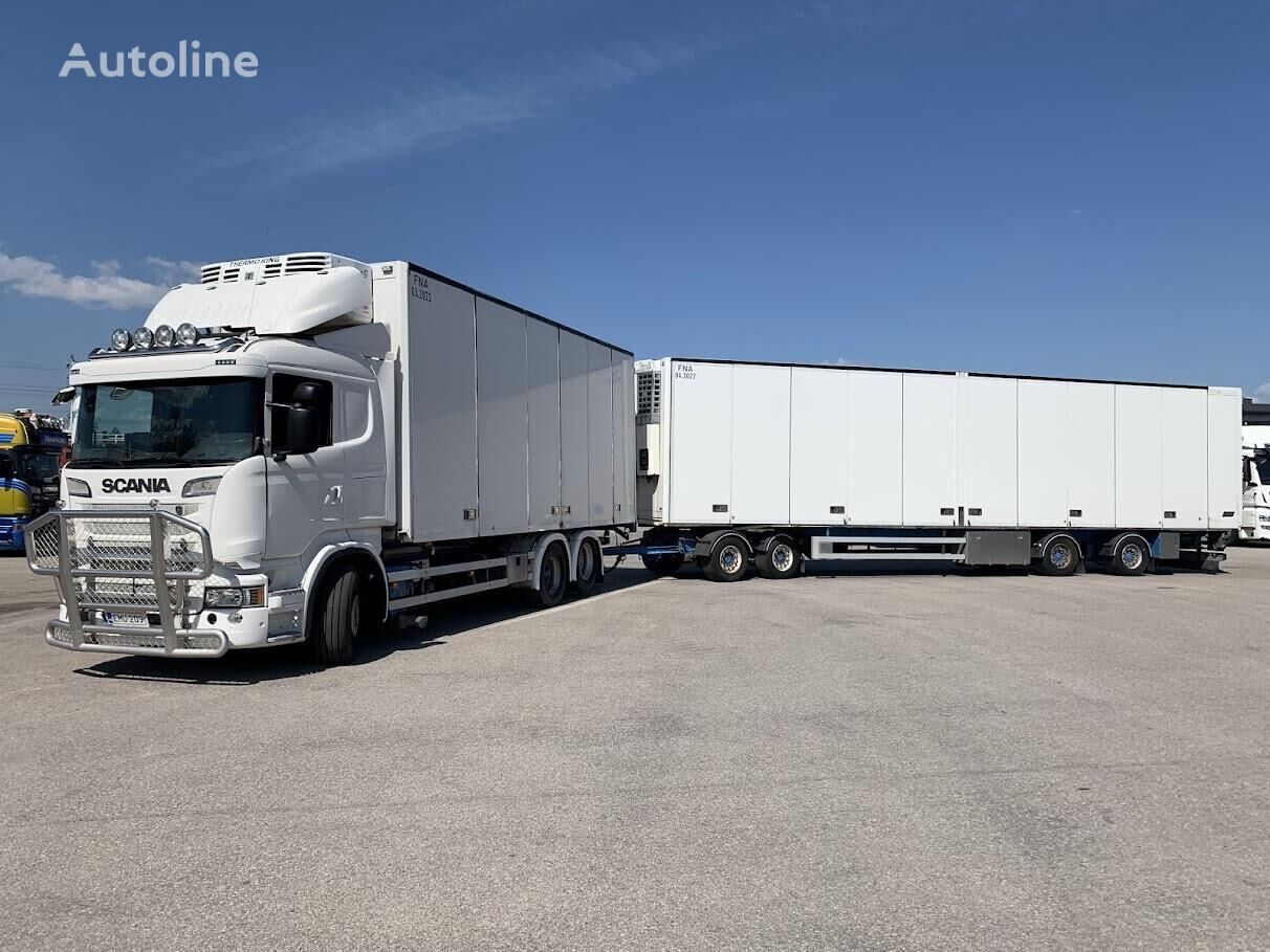 Scania R520 refrigerated truck + refrigerated trailer