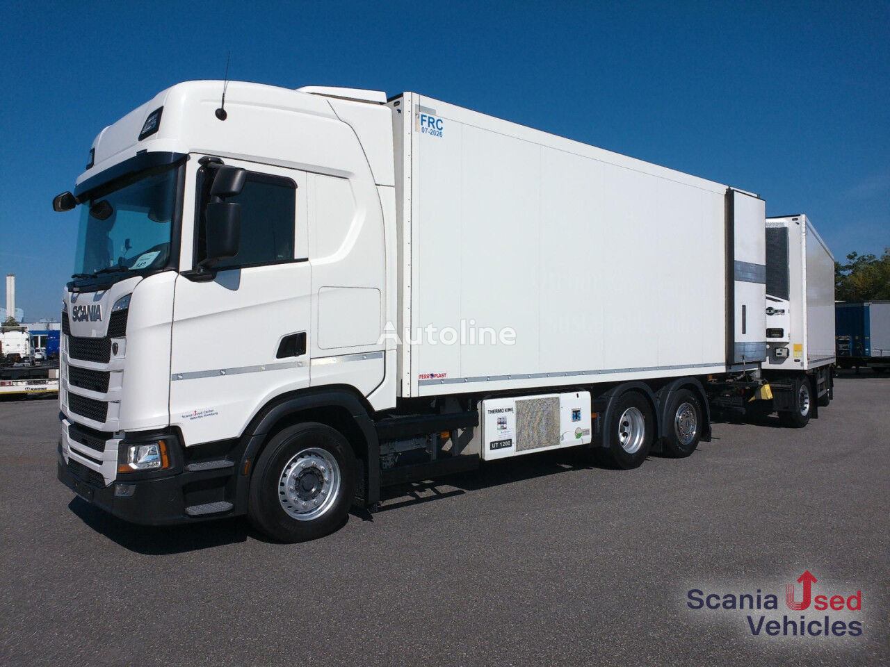 Scania S 450 B6x2*4NB TK Fleich NUR MIT AnhÃ€nger!!! 冷蔵トラック