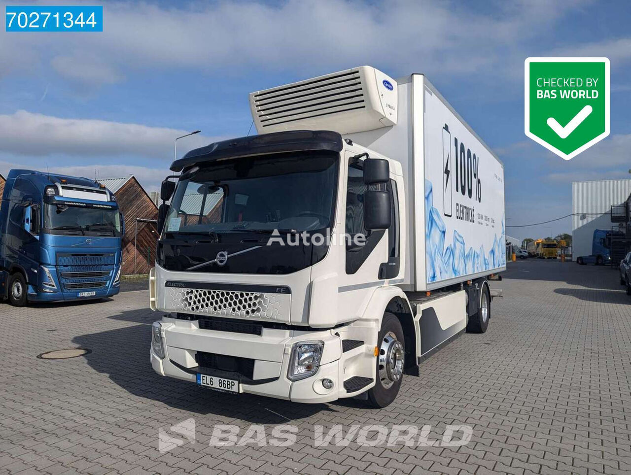 Volvo FE 360 4X2 100% Electric 19.5tons Carrier Syberia 11 Lamberet Au camión frigorífico