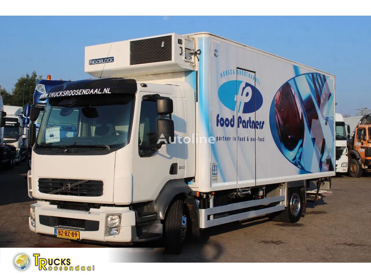 Volvo FL 12 + EURO 5 + chereau + frigoblock + 12T + LIFT camión frigorífico