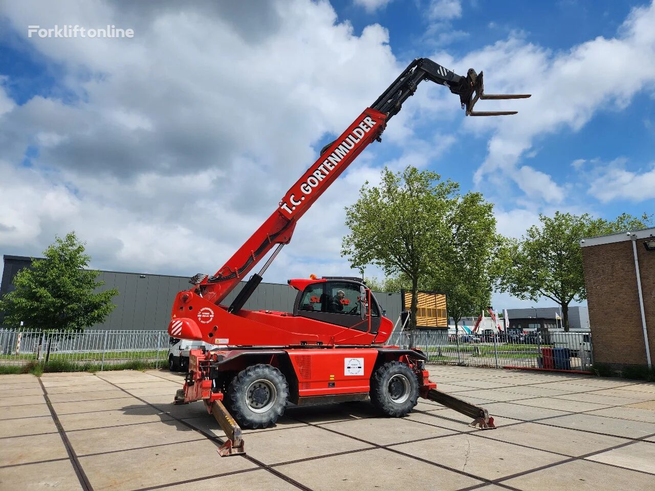 telehandler putar Manitou 2550, 2018, Remote, Camera, Airco, 9780H, 5000kg, EU5