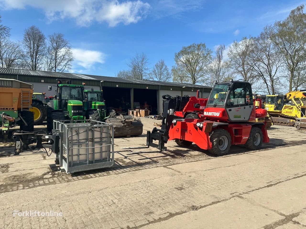 Manitou MRT 1840 Easy | Remote - Bucket - Forks - Manbasket manipulador telescópico rotativo