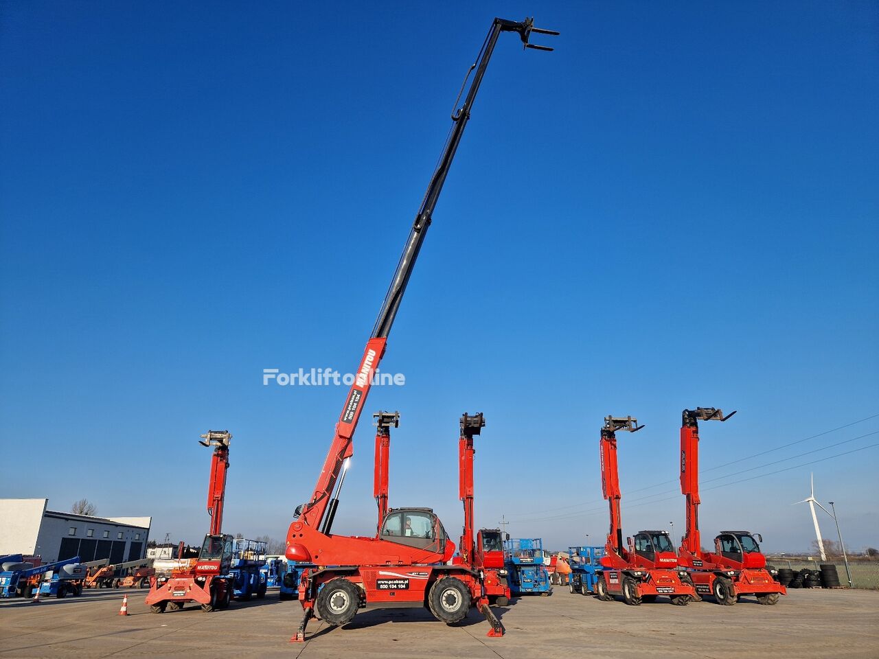 Manitou MRT 2550+ M377 rotating telehandler