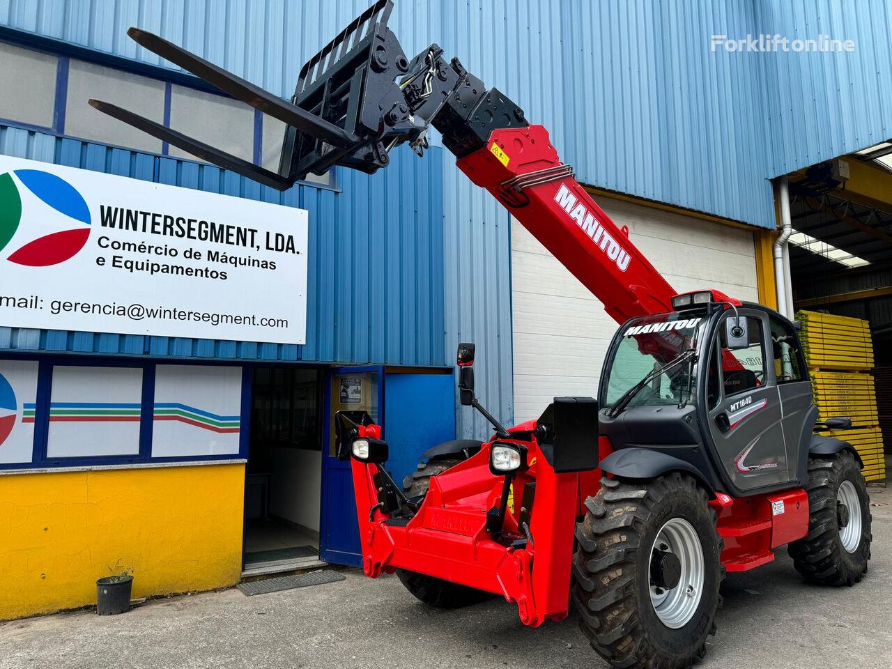 Chariot télescopique rotatif Manitou MT 1840 - Forkliftonline