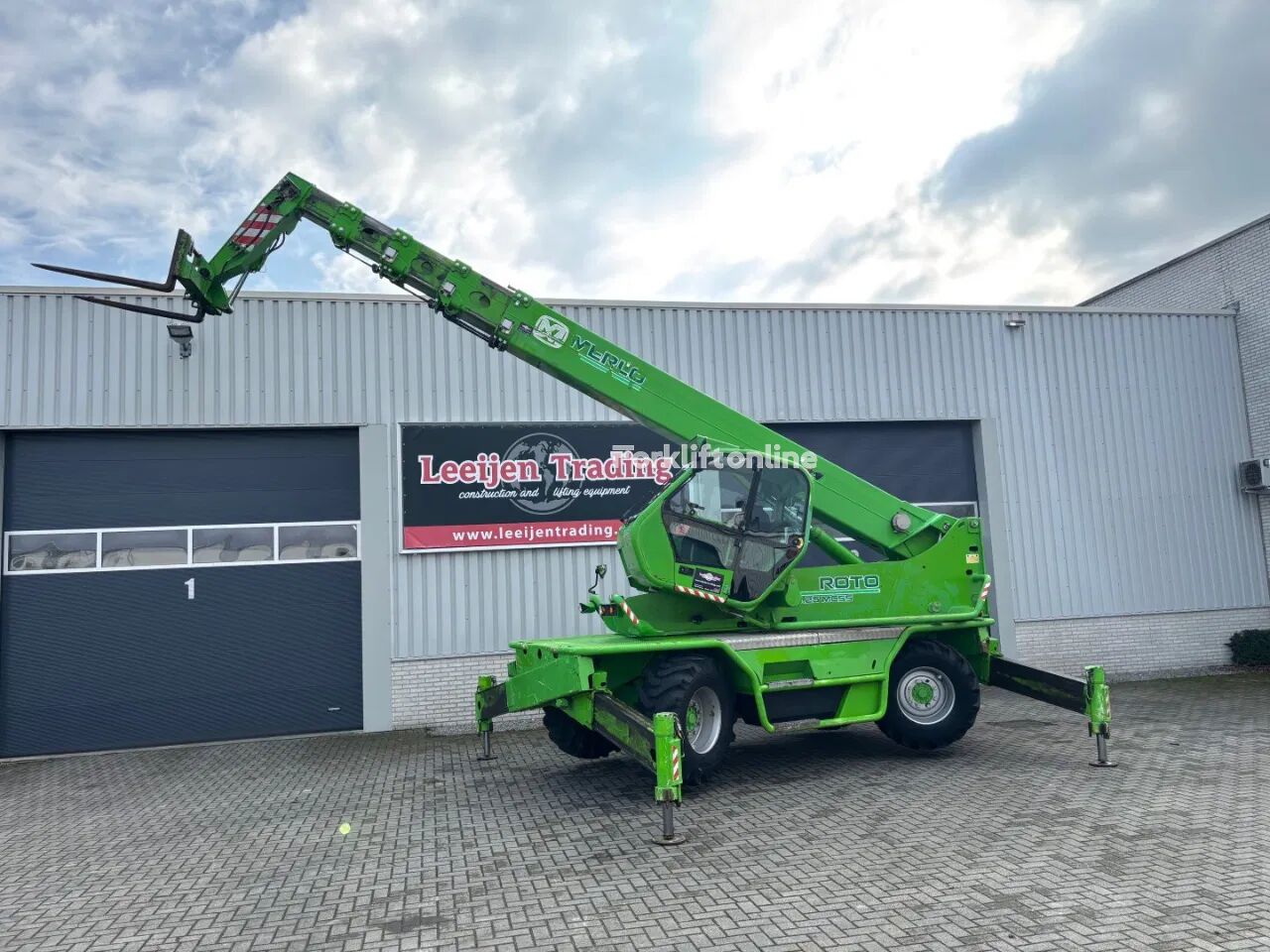 Merlo ROTO40.25 MCSS telehandler, 2006 year, tilting cab!! rotating telehandler