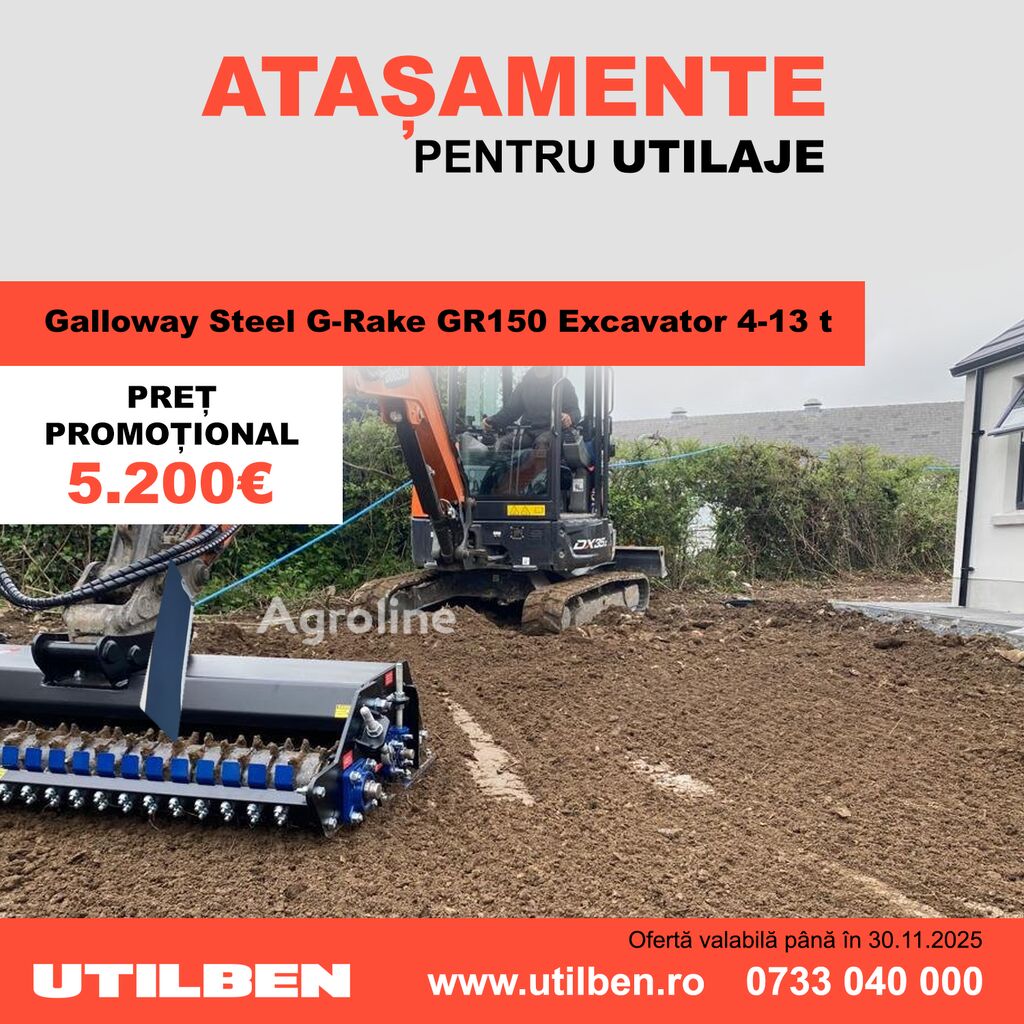 G-Rake GR150 rotavator for sale | Agroline PK New G-Rake GR150 rotavator - Agroline