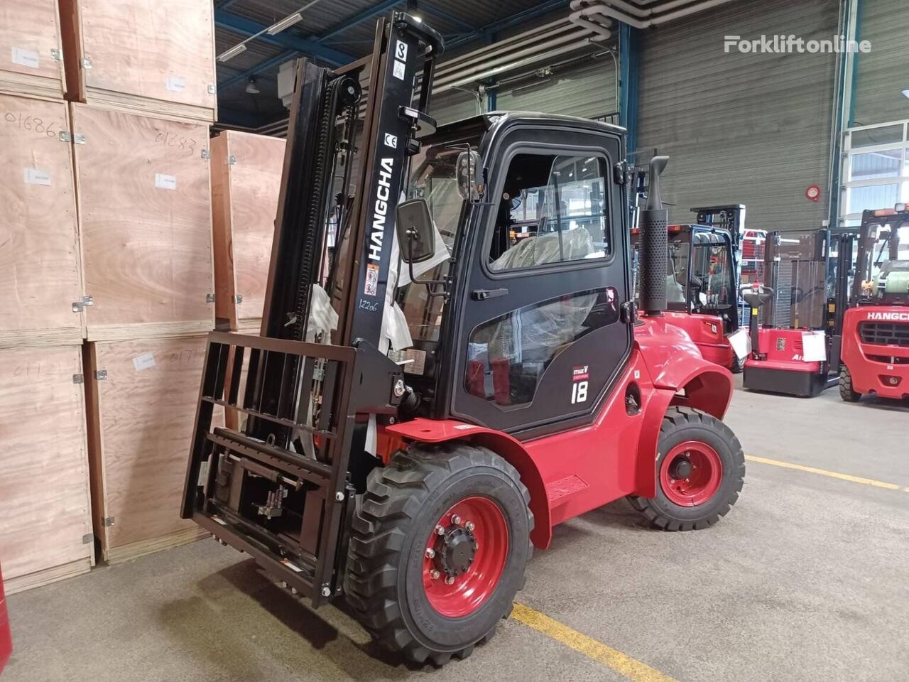 new Hangcha TT18-2 rough terrain forklift