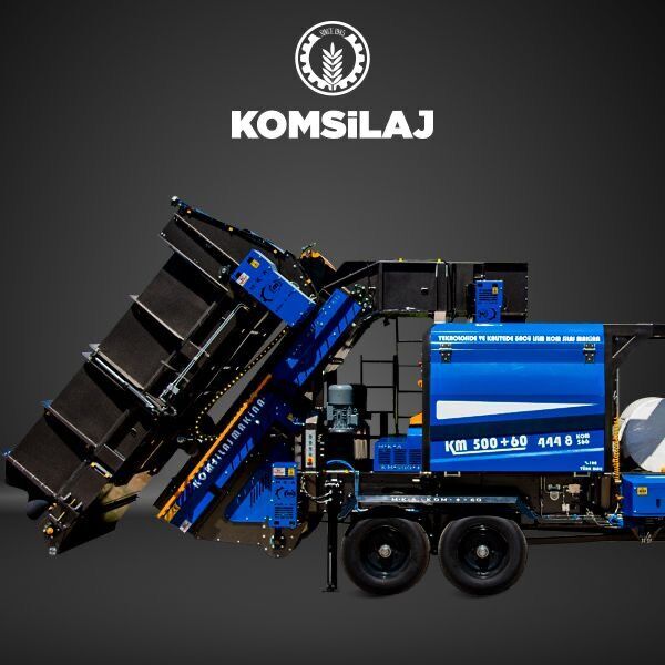 new Komsilaj KM500+60 serisi round bale wrapper