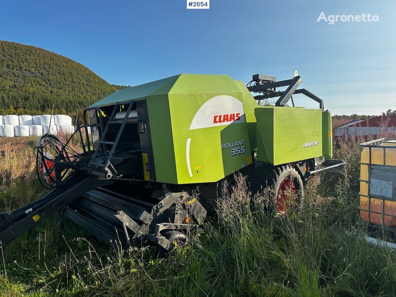 lis na kulaté balíky Claas Rollant 355