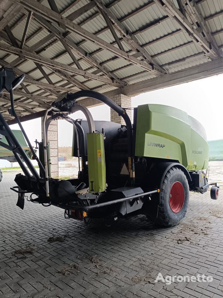 آلة جمع وكبس ولف الأعلاف والتبن Claas Rollant 455 Uniwrap