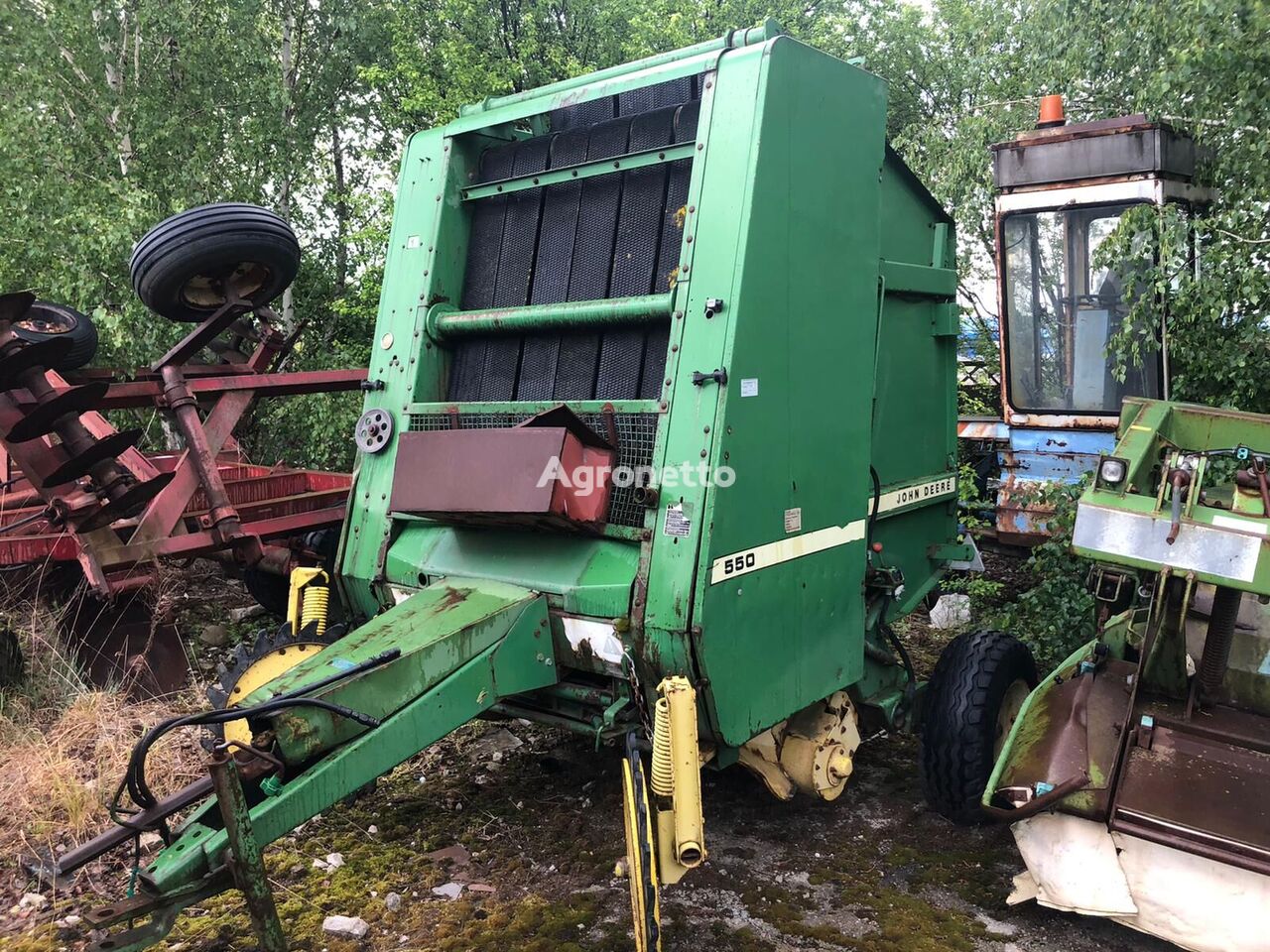 presă baloţi rotunzi John Deere 550