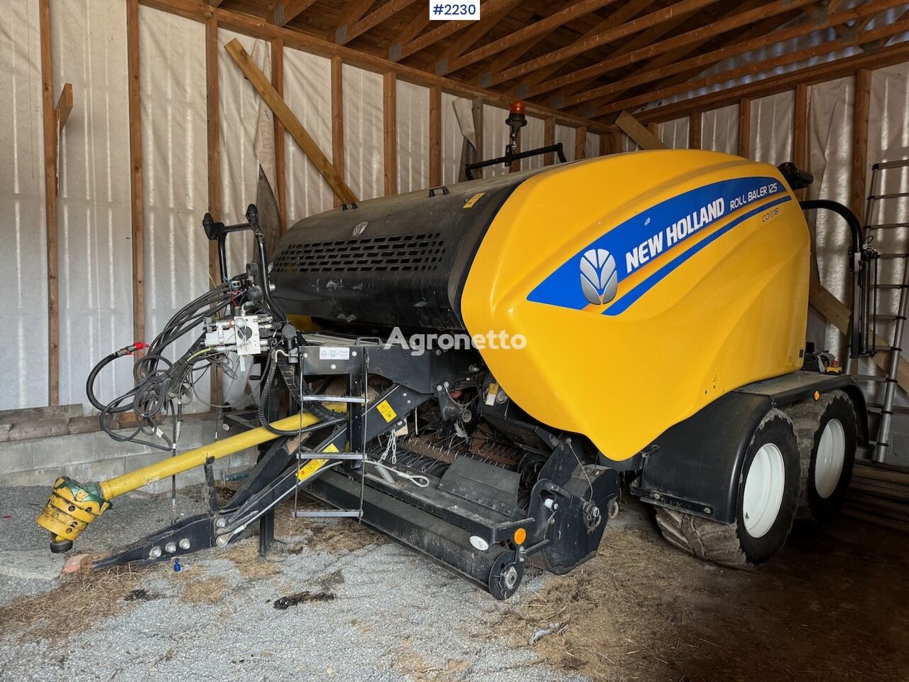 χορτοδετική μηχανή για μπάλες σανού New Holland Roll Baler 125 Combi