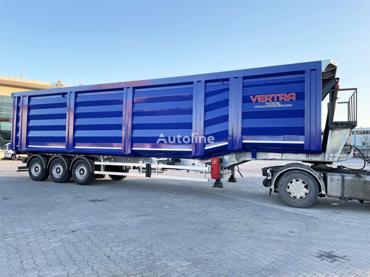 новый полуприцеп ломовоз Vertra 80 M3 Step Frame Scrap Trailer - SAF Disc - 2024