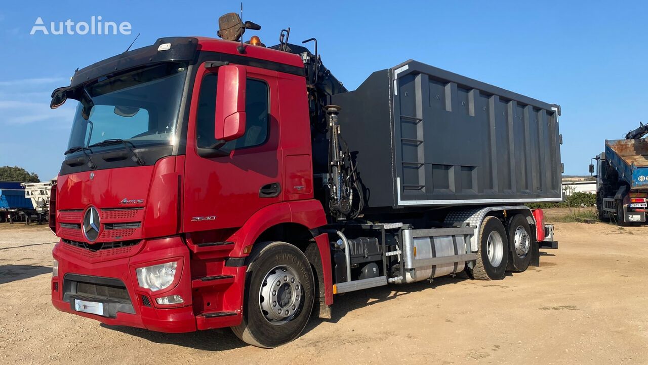 Mercedes-Benz ANTOS 2540 HIAB 1300RS 廃棄物トラック