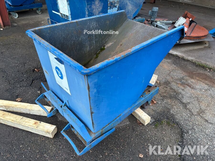 Tippcontainer self-dumping hopper