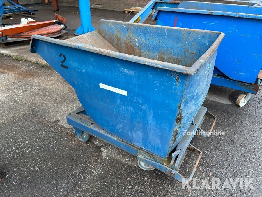 Tippcontainer self-dumping hopper