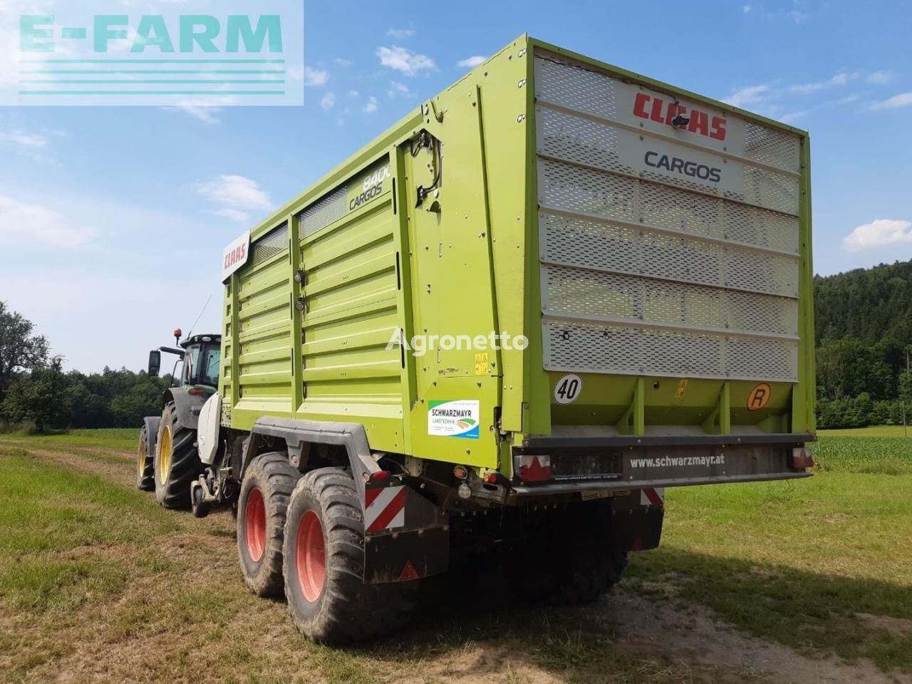 Claas CARGOS 8400 opraapwagen