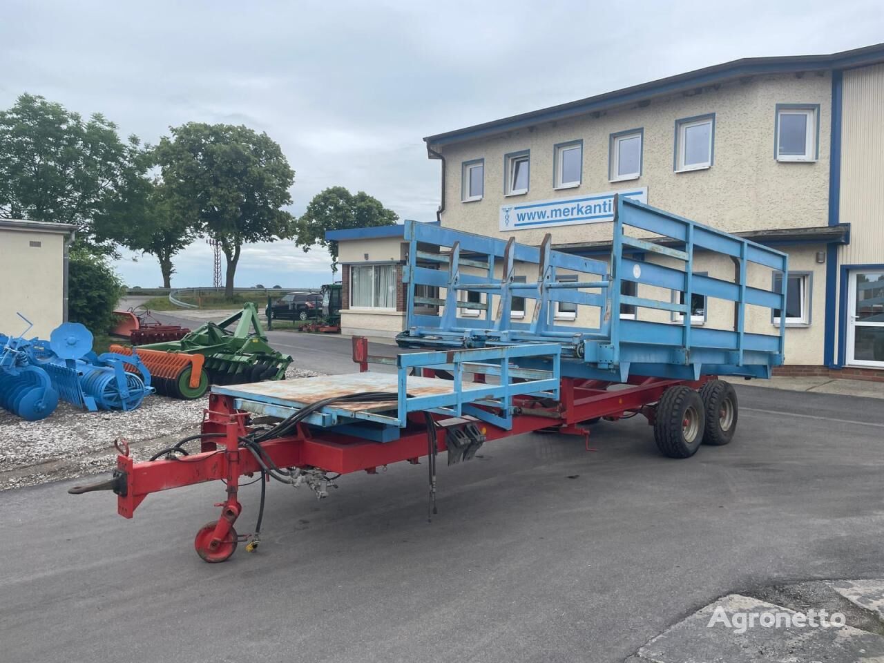 Delitzscher Ballensammelwagen BLW 2.2 self-loading wagon