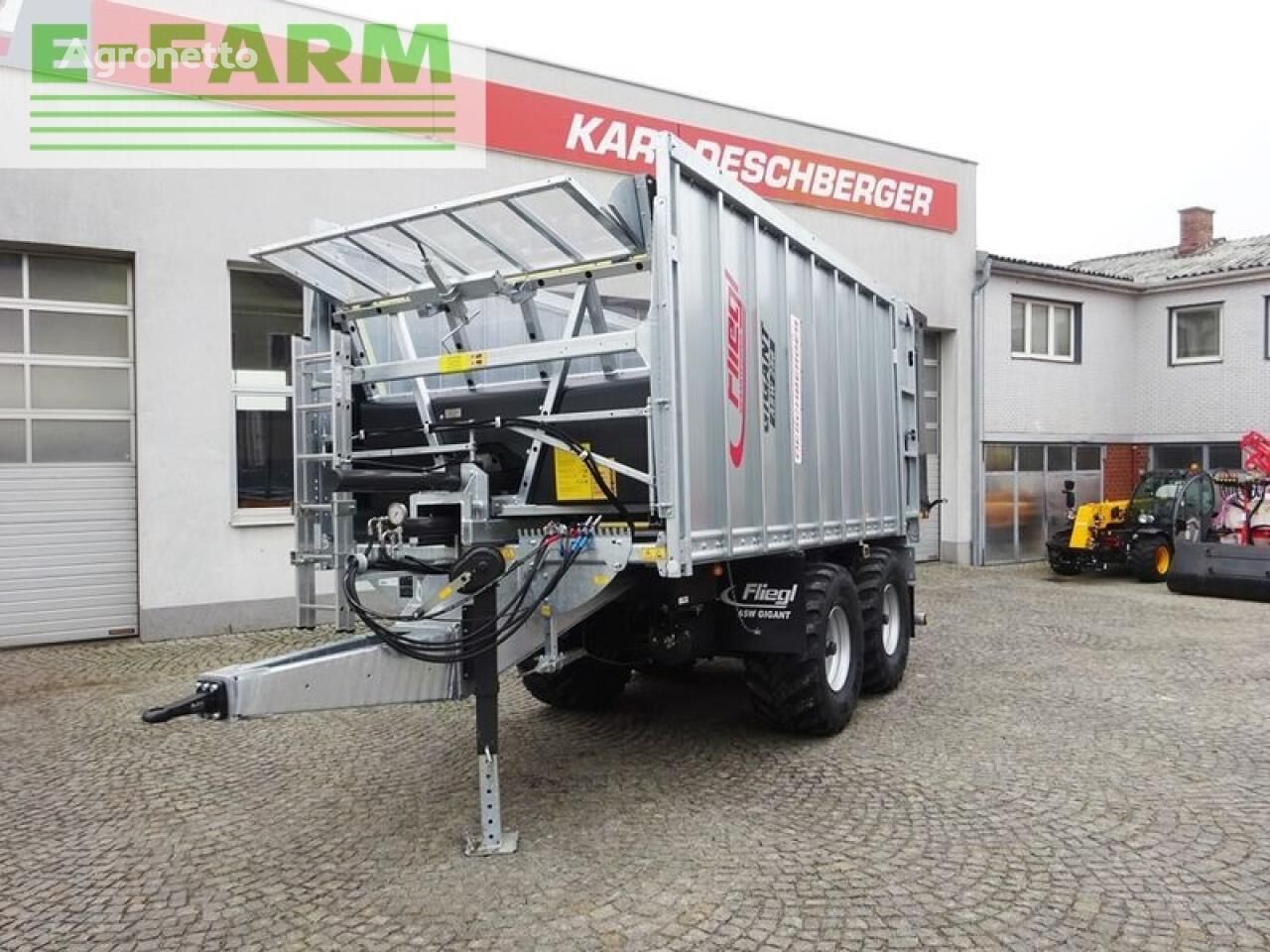 Fliegl asw 256 compakt fox abschiebewagen remolque autocargador