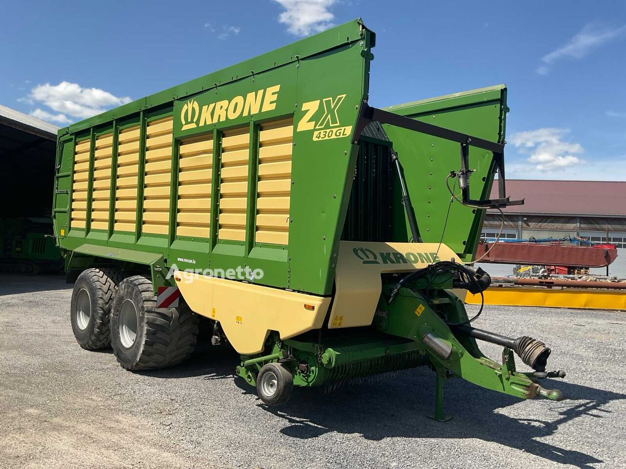 Remorque autochargeuse Krone ZX430GL / ZX-2A à vendre | Agronetto CA Remorque autochargeuse Krone ZX430GL / ZX-2A - Agronetto
