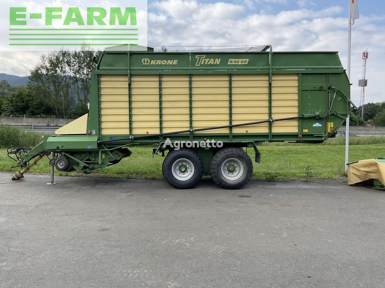 مقطورة ذاتية التحميل Krone adewagen titan r 48/gd