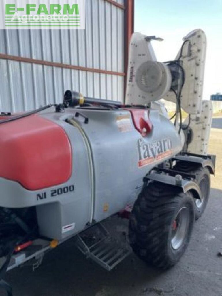 Atomiseur traine favaro ovs self-propelled sprayer - Agronetto