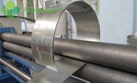 Rolling parts for compressors and turbines on a bending machine