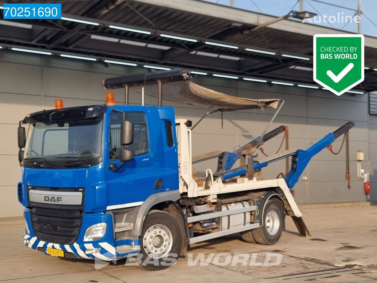 ramenový nosič kontajnerov DAF CF 400 4X2 NL-Truck 14T ACC