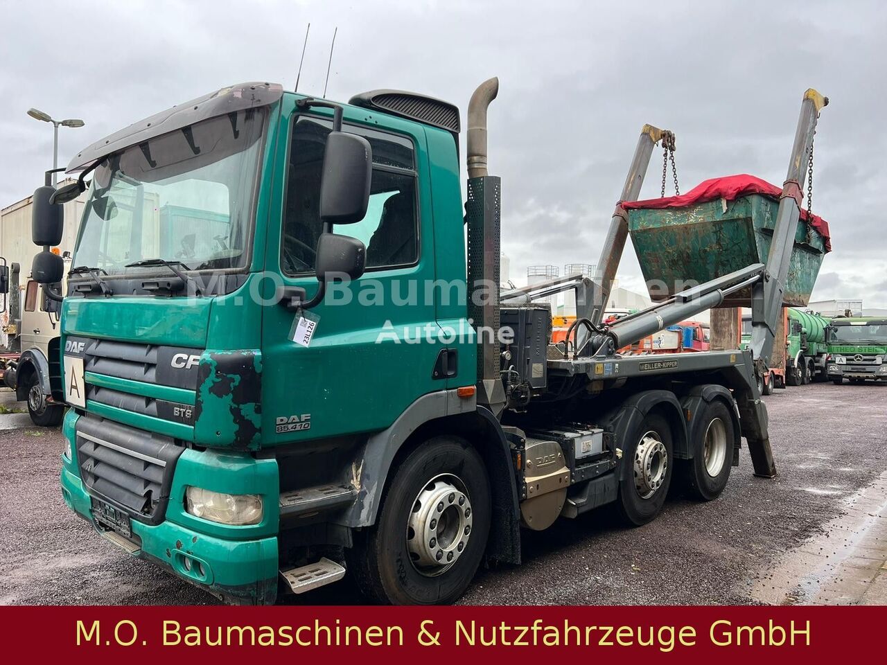 DAF CF 85.410 T / AC  camión portacontenedores - Autoline