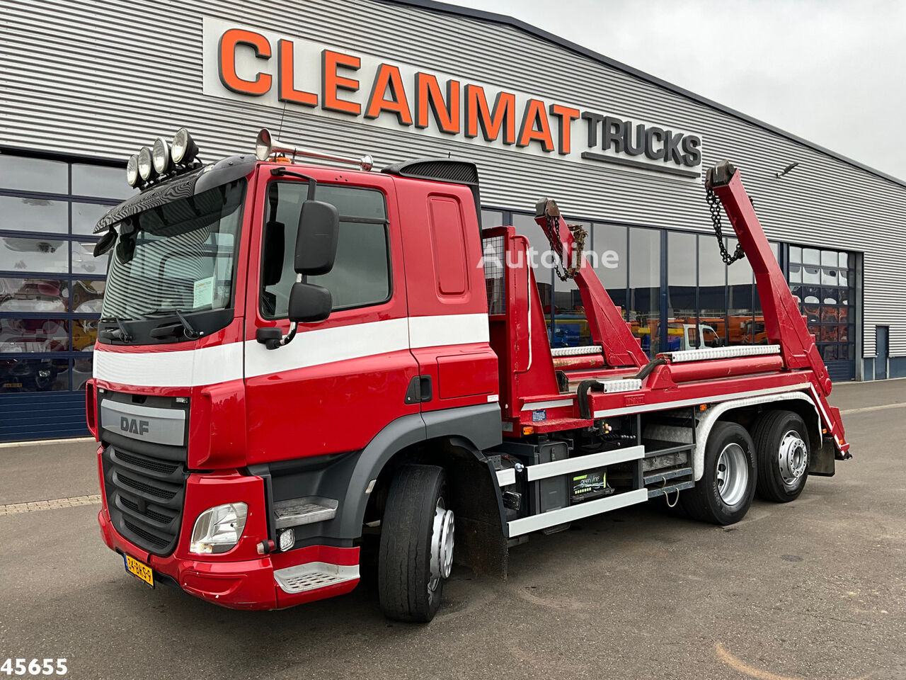 可翻卸料斗卡车 DAF FAN CF 400 Euro 6 Hyvalift 18 Ton portaalarmsysteem - Autoline