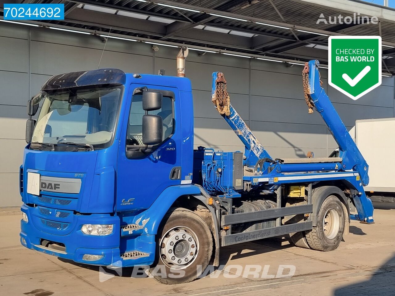 xe tải nâng thùng rác DAF LF 320 4X2 Steelsuspension Meiller AK 12MT Euro 6