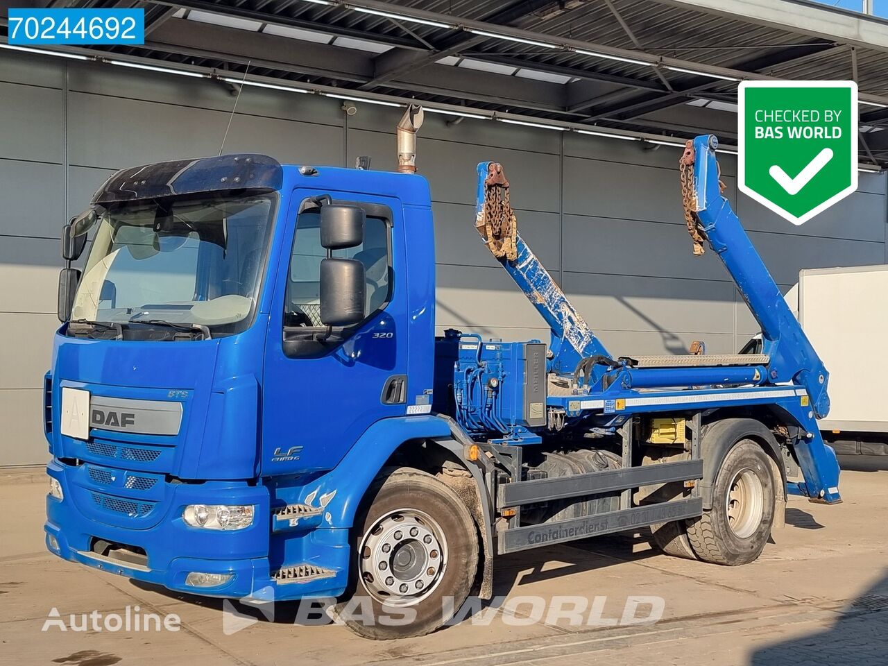 DAF LF 320 4X2 Steelsuspension Meiller AK 12MT Euro 6 camión portacontenedores