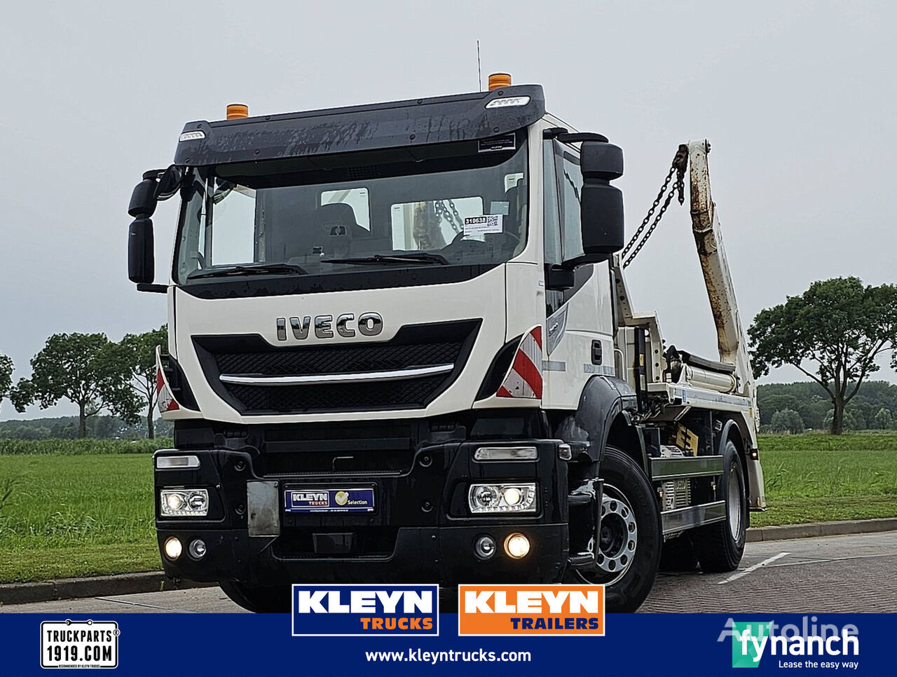 IVECO AD190S36 STRALIS meiller ak12 mz camión portacontenedores