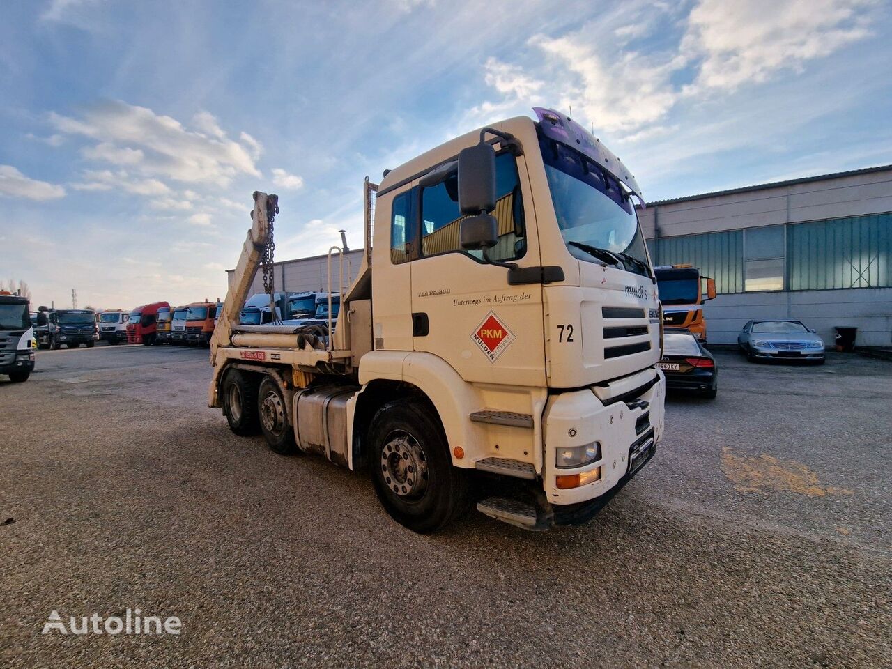 camion multibenne MAN TGA 26.390