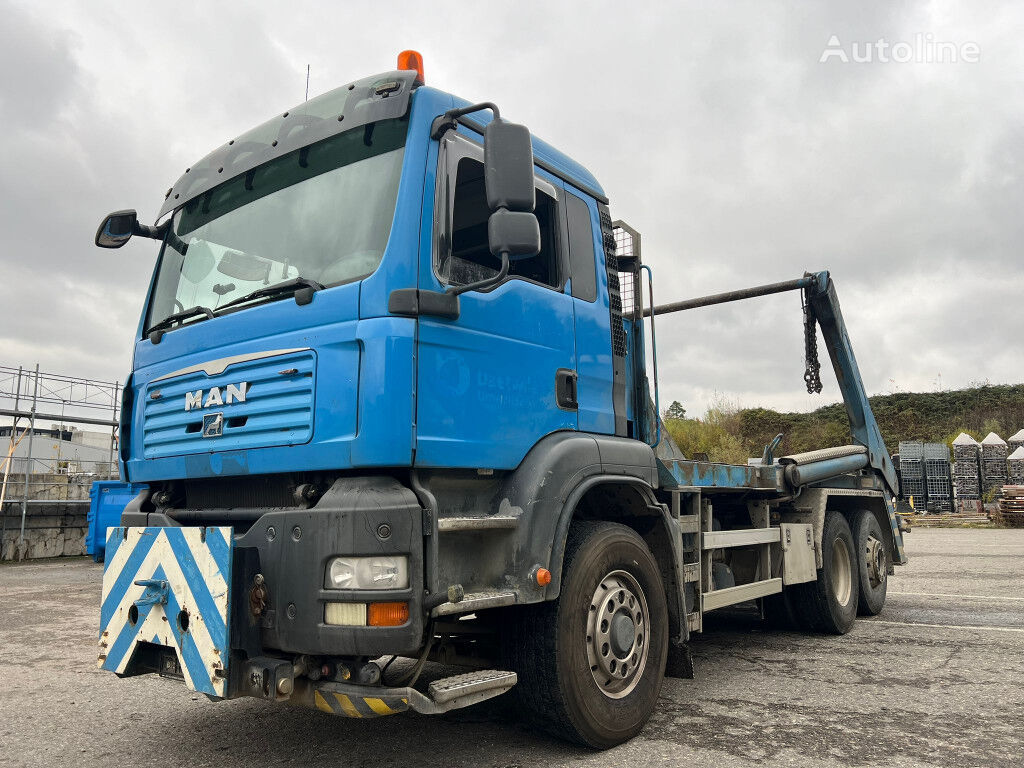 MAN TGA26.440 4x4 HD 6x4  skip loader truck