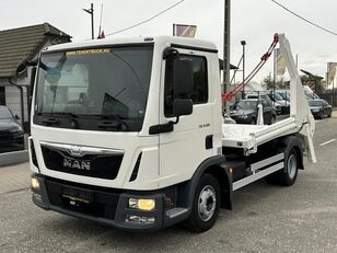 camion multibenne MAN TGL 8.180 Palfinger konténeres