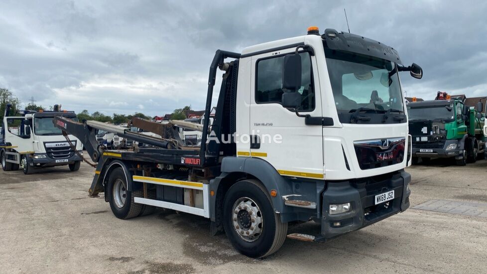 MAN TGM 18.250 EURO 6 camión portacontenedores