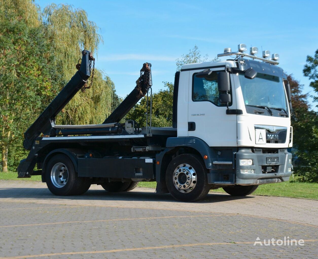 camion multibenne MAN TGM 18.340