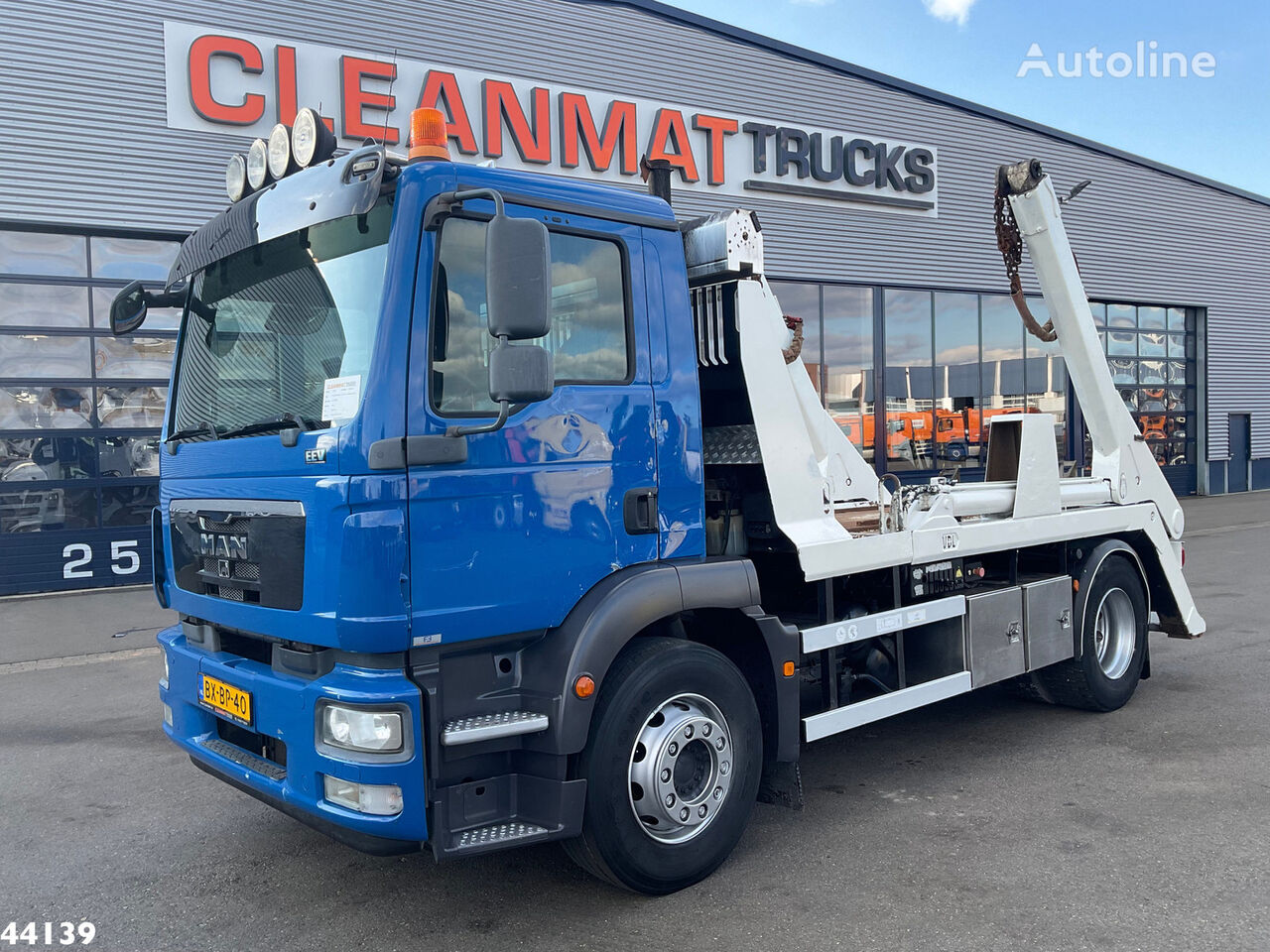 可翻卸料斗卡车 MAN TGM 18.340 Manual VDL 13 Ton portaalarmsysteem