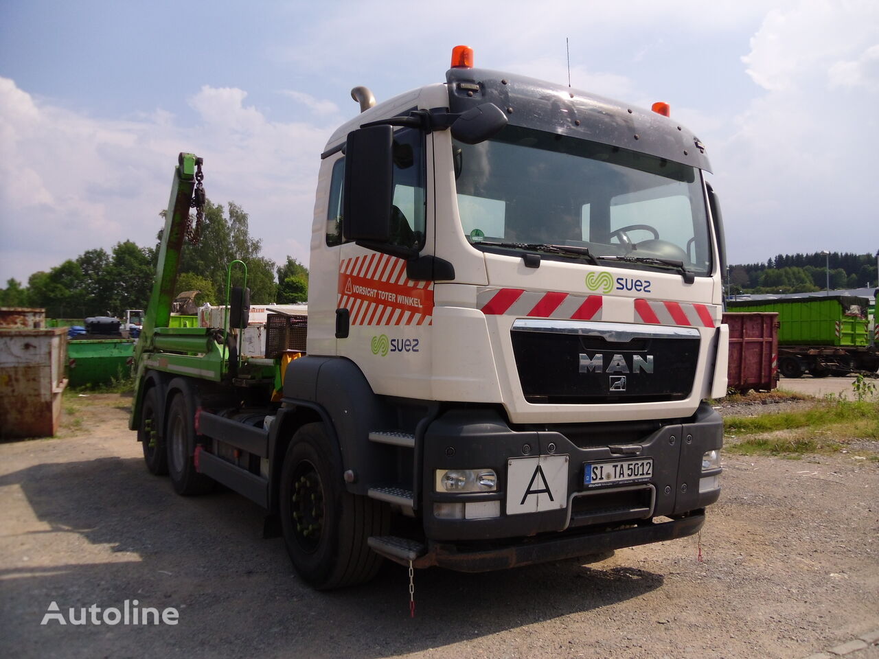 MAN TGS 28.440 skip loader truck