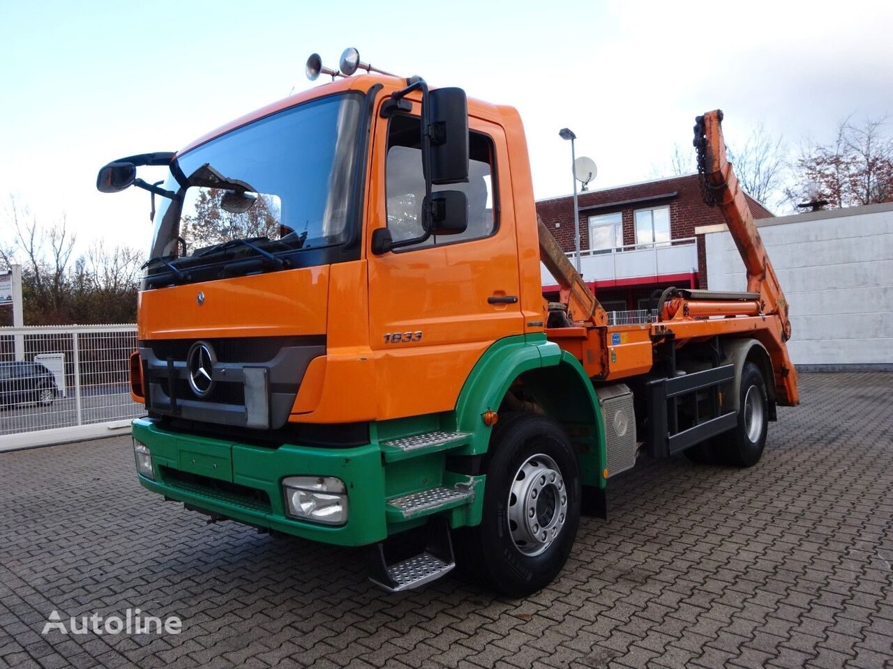 Mercedes-Benz 1833 Axor MEILLER Absetzkipper 4x2 skip loader truck