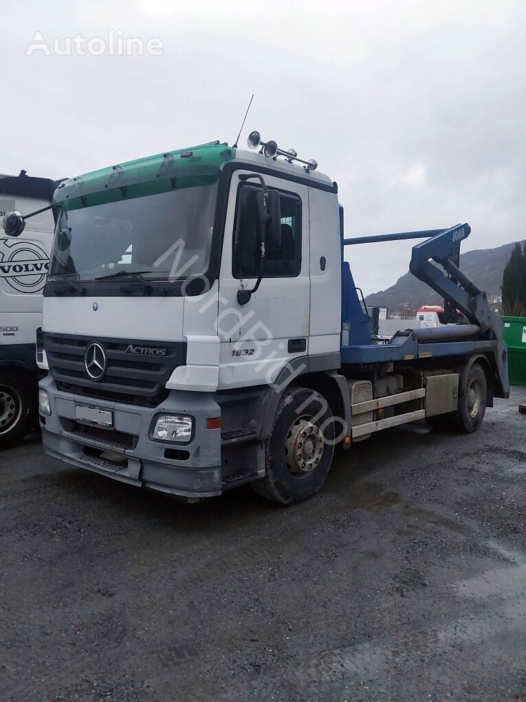 可翻卸料斗卡车 Mercedes-Benz ACTROS 1832 *JOAB *2 x CONTAINER *TOP ZUSTAND! *ONLY 260tkm