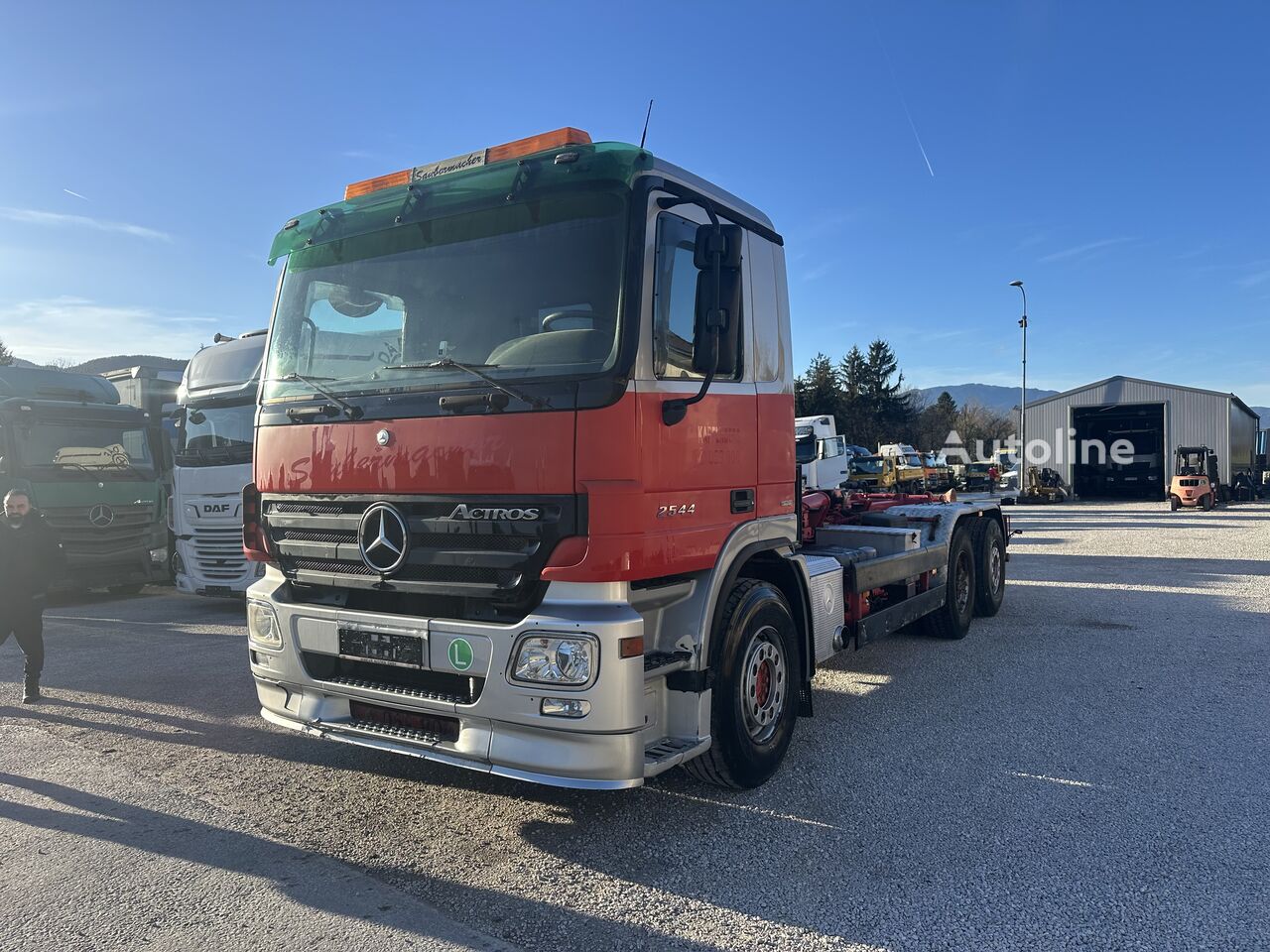 شاحنة نقل المخلفات Mercedes-Benz ACTROS 2644 6x2 krmilna os